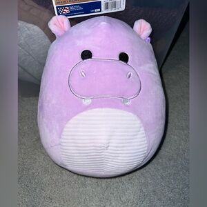 Squishmallows Purple Hippo Stuffed Animal